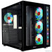  Ginzzu V530 RGB подсветка, контроллер CRC10, 4* 12R6 FAN 12CM RGB закаленное стекло 1*USB 3.0,1*USB 2.0, AU ATX
