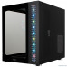  Ginzzu V530 RGB подсветка, контроллер CRC10, 4* 12R6 FAN 12CM RGB закаленное стекло 1*USB 3.0,1*USB 2.0, AU ATX