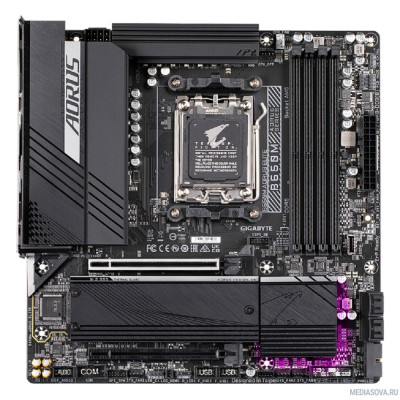 Материнская плата Gigabyte B650M AORUS ELITE SocketAM5, AMD B650, mATX, Ret