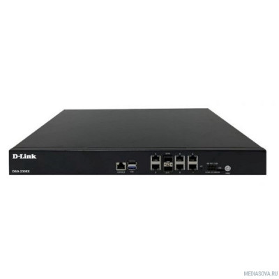  D-Link DSA-2308X/A1A Сервисный маршрутизатор с 6 настраиваемыми портами 10/100/1000Base-T и 2 портами 10GBase-X SFP+