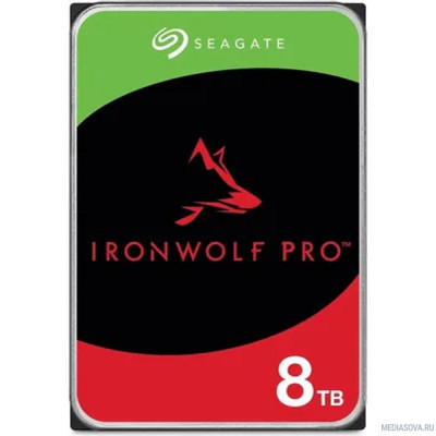 Жесткий диск 8TB Seagate Ironwolf Pro (ST8000NT001) SATA 6.0Gb/s, 7200 rpm, 256mb buffer, 3.5
