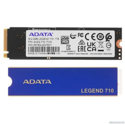  SSD A-Data PCI-E 3.0 x4 1Tb ALEG-710-1TCS Legend 710 M.2 2280