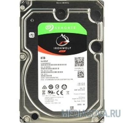 Жесткий диск 8TB Seagate IronWolf (ST8000VN0022) SATA 6.0Gb/s, 7200 rpm, 256mb buffer, 3.5