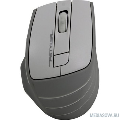  Мышь A4Tech Fstyler FG30 белый/серый оптическая (2000dpi) беспроводная USB (6but)