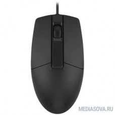 Мышь проводная A4Tech OP-335S black (USB, оптическая, 1200dpi, 3but, silent) (OP-335S)