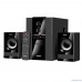  АС MS-1821, черный (44 Вт, Bluetooth, пульт, дисплей, FM, USB, SD)