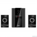  АС MS-1821, черный (44 Вт, Bluetooth, пульт, дисплей, FM, USB, SD)