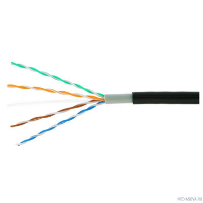  Cablexpert [UPC-5051E-4-CU-OUT] Кабель Cablexpert (RU) UTP outdoor 4x2x0.51, медный, кат.5e, однож., 305м, box, черный