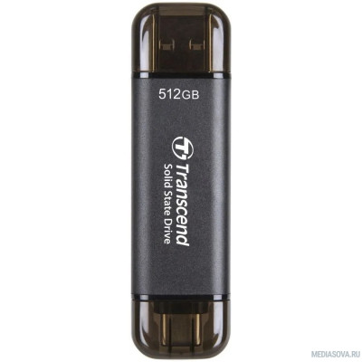  Накопитель SSD Transcend USB-C 512Gb TS512GESD310C серый USB