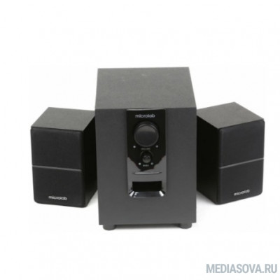 MICROLAB M-106 черный 10 Вт RMS, Распределение мощности 2,5 Вт х 2 +5 W, Нелинейные искажения 0,5% 1 В 1 кГц, Частотный диапазон 35-20 кГц, Соотношение сигнал/шум 75 дБ, Разделение каналов 45 дБ