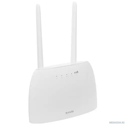  TENDA 4G06 Wi-Fi 4G+ LTE маршрутизатор стандарта N300, 2 внешние антенны , 1-port 10/100Mbps LAN/WAN, 1-port 10/100Mbps LAN, 1-Slot 2FF SIM Card