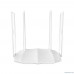  TENDA AC5 V3.0 Wi-Fi маршрутизатор  двухдиапазонный стандарта AC1200, 4 внешние антенны 6dBi, 1-port 10/100Mbps WAN, 3-ports 10/100Mbps LAN