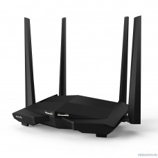 TENDA AC10 Wi-Fi маршрутизатор  двухдиапазонный стандарта AC1200 , 4 внешние антенны 6dBi, 1-port 10/100/1000Mbps WAN, 3-ports 10/100/1000Mbps LAN