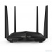 TENDA AC10 Wi-Fi маршрутизатор  двухдиапазонный стандарта AC1200 , 4 внешние антенны 6dBi, 1-port 10/100/1000Mbps WAN, 3-ports 10/100/1000Mbps LAN