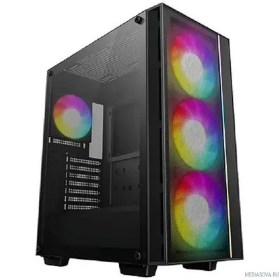  Корпус MidiTower Deepcool MATREXX 55 MESH V4 Black (ATX, ARGB, без БП, 2xUSB3.2 Type-A) (R-MATREXX55-BKAGA4-G-4)