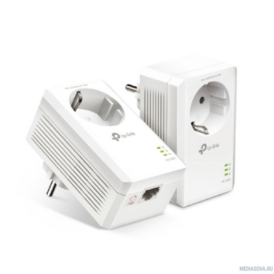  TP-Link TL-PA7017P KIT AV1000 Комплект гигабитных адаптеров Powerline со встроенной розеткой