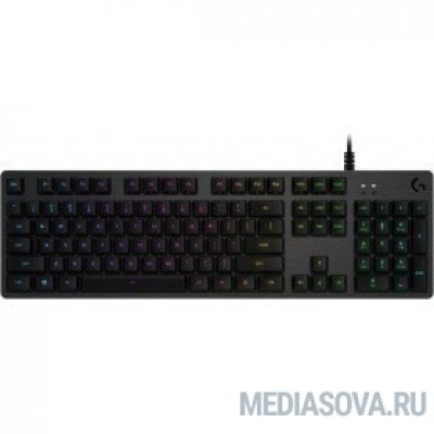  920-009351 Logitech Клавиатура G512 CARBON LIGHTSYNC RGB Mechanical Gaming Keyboard with GX Brown switches