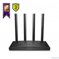 TP-Link Archer C6 Двухдиапазонный гигабитный роутер Wi-Fi AC1300 с поддержкой Mesh и MU-MIMO