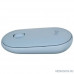  910-006655 Мышь беспроводная Logitech PEBBLE M350 Blue голубая, оптическая, 1000dpi, 2.4GHz, USB-ресивер, бесшумная, под обе руки