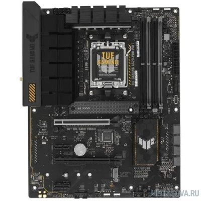Материнская плата ASUS TUF GAMING A620-PRO WIFI (Socket AM5, ATX, 4xDDR5(192GB), DP/HDMI 2.0, 1xPCIe 4.0x16/1xPCIe 3.0x16/2xPCIe 3.0, 1xLAN (2.5GbE), Wi-Fi, BT, 4xSATA 6Gb/s, 2xM.2, 2xUSB 3.2, 3xUSB 2.0)