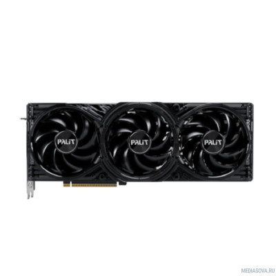 Видеокарта Видеокарта Palit PCI-E nVidia GeForce<RTX5080 16GB   GAMINGPRO > GDDR7 256b, HDMI DPx3  (NE75080019T2-GB2031A) 