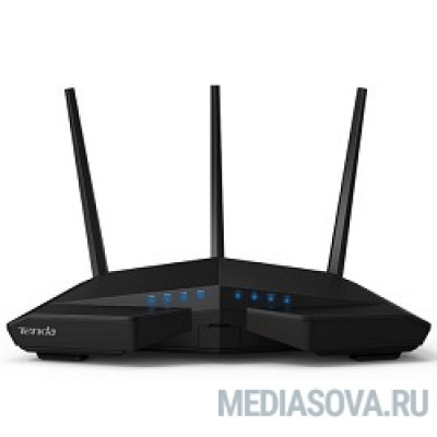  TENDA AC18 1900Mbsp 11ac router,128MB NAND Flash, 256MB DDR3, 4 LAN GE Ports, 1 WAN GE Port, 802.11ac standard, Dual-Band AC Router, Up to 1300Mbps WiFi speed on 5 GHz and 600Mbps on 2.4GHz